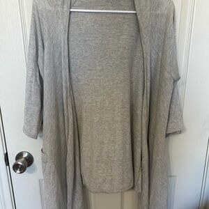Alternative Heather Gray Women's Cardigan